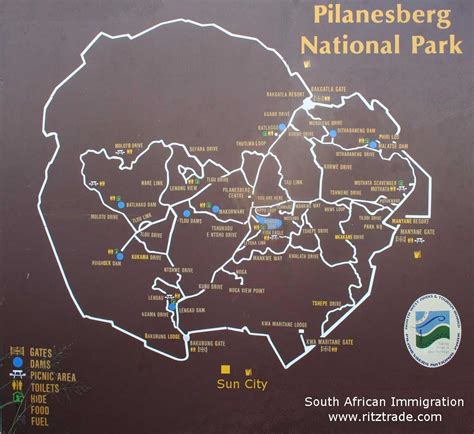 Krüger National Park - Maps Pilanesberg Nationalpark Johannesburg Safaris