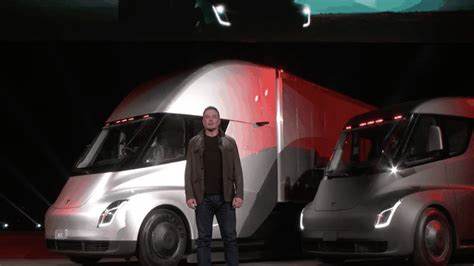 Elon Musk unveils an electric semi-truck