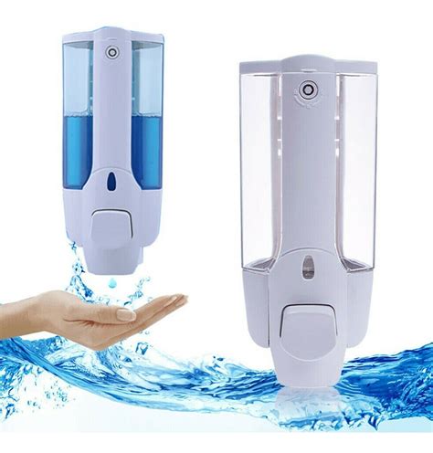 Dispensador De Jabon Liquido De Pared Gel De Ducha Shampoo Mercado Libre