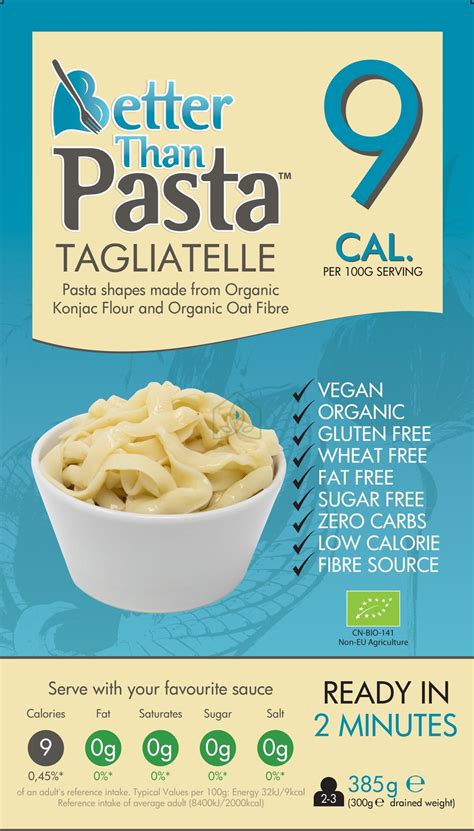 Makaron Konjac Tagliatelle Bezglutenowy Bio G Better Than Foods