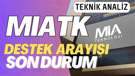 M A Teknoloj Son Durum Miatk Tekn K Anal Z Youtube