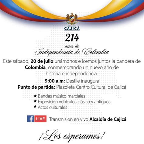 Ustedes son nuestros invitados especiales Cajicá Alcaldía Municipal