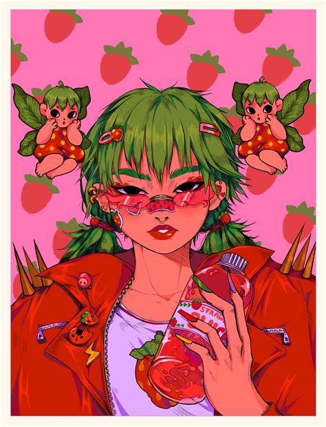 Artstation Strawberry Juice