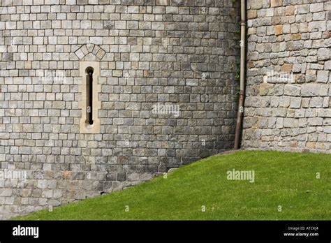 Arrow Slits In The Walls Of Windsor Castle Stock Photo 9300579 Alamy