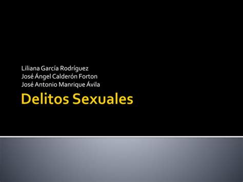 Delitos Sexuales Ppt Descarga Gratuita