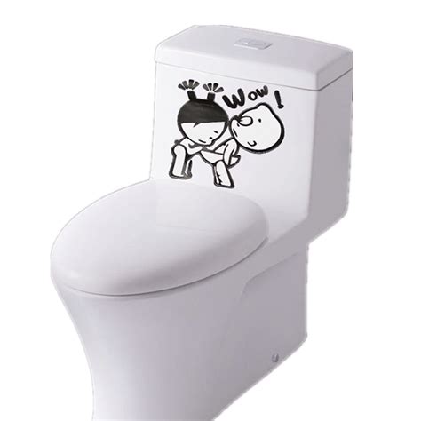 Sticker Toilette Wc Abattant De Mural Déco Décoration Autocollant Mur Chambre Achat Vente