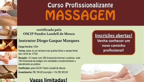 Curso Profissionalizante de Massagem