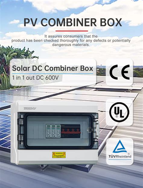 Combiner Boxcombiner Box600v1000v Dc Combiner Box 1 In 1 Out Bhs 11top 1 Dc Isolator Switch