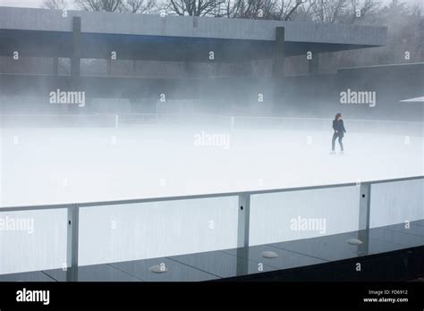 Prospect Park LeFrak ice skating rink Brooklyn NY Stock Photo - Alamy