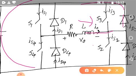 Single Phase Full Bridge Inverter With Rl Load Operation Waveforms