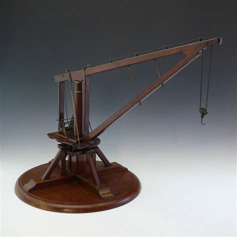 Victorian Wooden Scale Model Crane Circa 1880 For Sale At 1stdibs