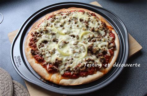 Testing et découverte Pizza au boeuf haché