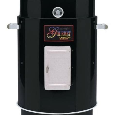 Brinkmann 852 7080 7 Gourmet Charcoal Smoker And Grill Black