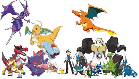 Ash Ketchum's Pokemon Team for NeoduelGX by ChipmunkRaccoonOz on DeviantArt