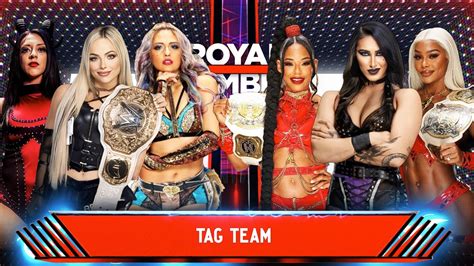 Rhea Ripley Bianca Belair Jade Cargill Vs Liv Morgan Stephanie Vaquer