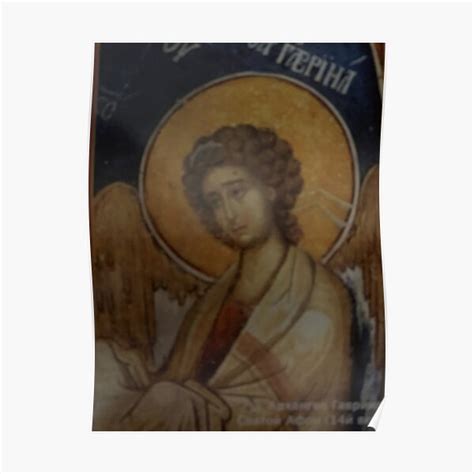 The Archangel Gabriel Mount Athos C Poster For Sale By Julia