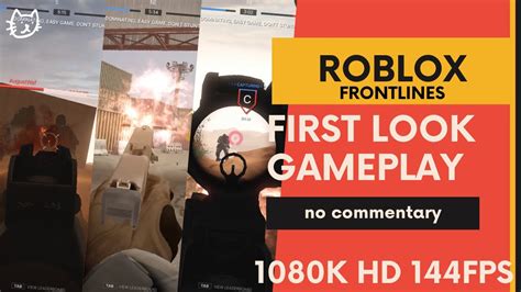 Roblox Frontlines First Look Gameplay 1080p Hd 144fps No Commentary Youtube