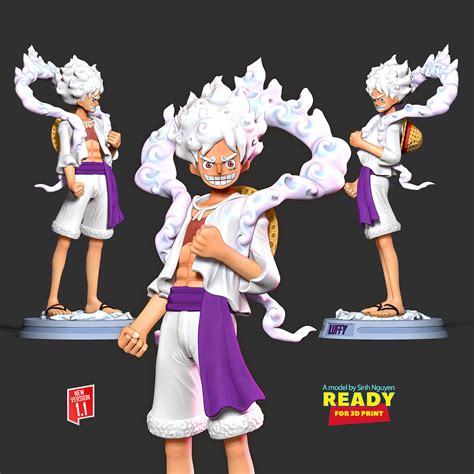 Luffy Gear 5 - One Piece 3D Model by Sinh Nguyen