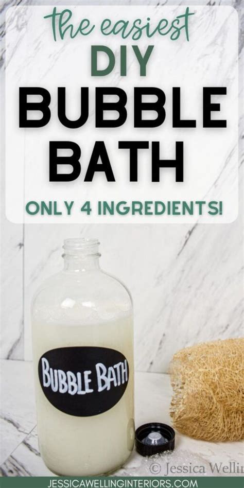 How To Make Bubble Bath That Actually Bubbles Diy Bubble Bath