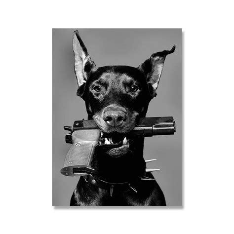 Doberman Wall Poster - classic shop