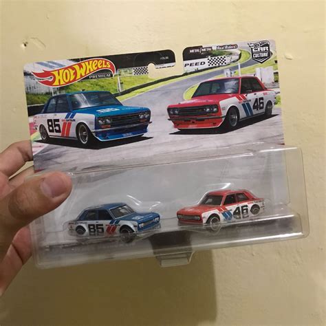 Jual Hot Wheels Premium Datsun Bre Two Pack Hw Shopee Indonesia