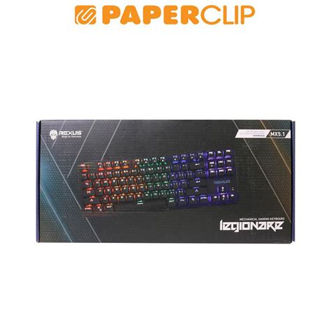 Jual Keyboard Mechanical Gaming Rexus Legionare Mx Ten Key Less Tkl