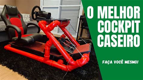 Como Fazer O Melhor Cockpit Caseiro Para Simulador De Corrida Youtube