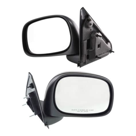 Manual Side Mirrors Pair Set Left Lh Right Rh For Dodge Pickup