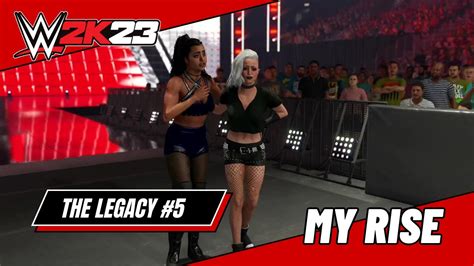 WWE 2K23 MY RISE THE LEGACY Walkthrough Gameplay Part 5 PS5 YouTube