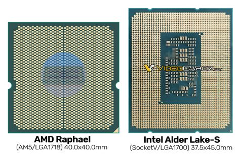 VideoCardz.com on Twitter: "AMD AM5 (LGA1718) vs Intel Socket V ...