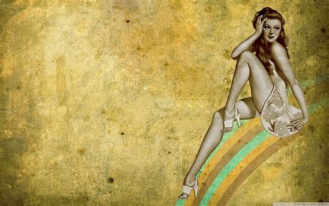 Retro Pinup Cute Fantasy Girl Abstract Sexy Hd Wallpaper Peakpx