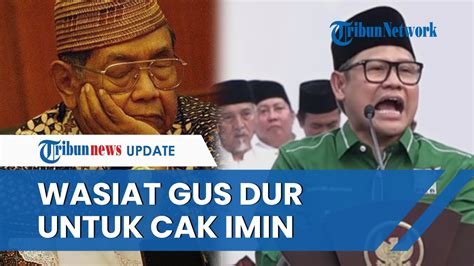 Yenny Wahid Bongkar Wasiat Gus Dur Sebelum Wafat Cak Imin Harus