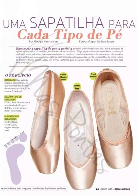 Sapatilhas De Ponta Para Cada Tipo De P Sapatilha De Ballet