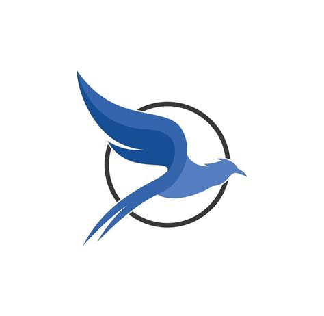 Flying Blue Bird Logo