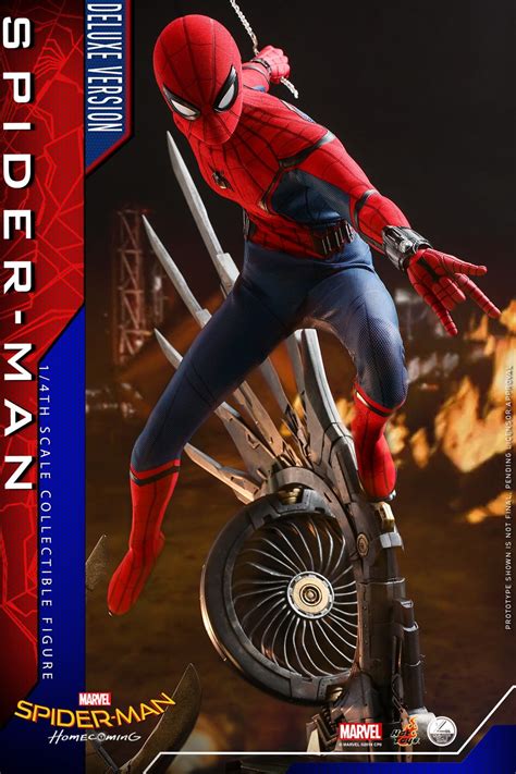 Hot Toys Marvel Spider Man Homecoming 1 4 Scale Spider Man Collectible Figures Figures