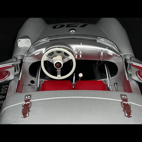 Porsche 550 A Spyder N° 130 Little Bastard James Dean 1956 Silver 112