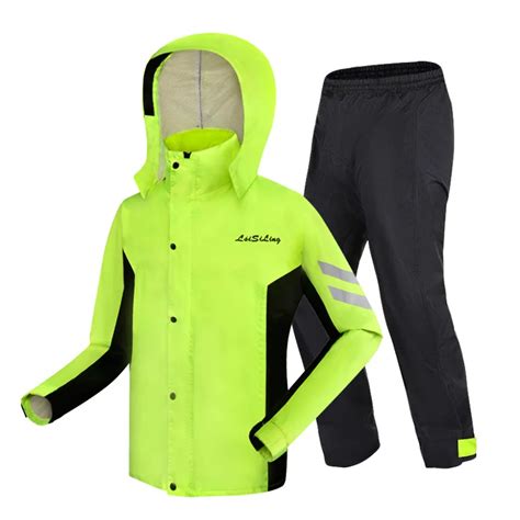 Motocicleta Raincoat Terno Jaqueta Homens Impermeável Full body