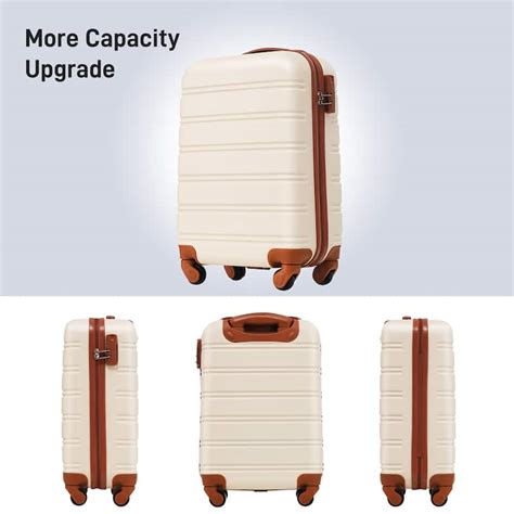 Luggage Sets Abs Expanable Hardshell Lightweight Suitcase With Tsa Lock Spinner Wheel And Travel