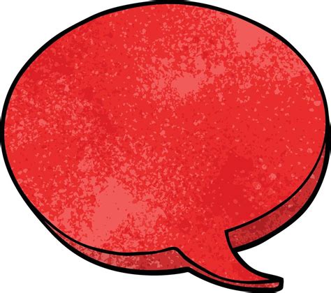 Cartoon Doodle Red Speech Bubble Vector Art At Vecteezy