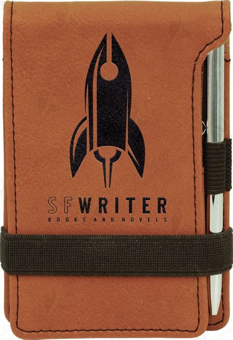 Rawhide Leatherette Mini Notepad Pen JDS GFT276 Leatherette Awards