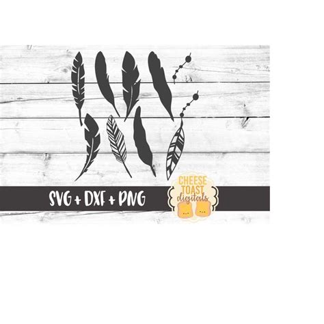 Feather Svg Feathers Boho Svg Feather Bundle Svg Files Inspire