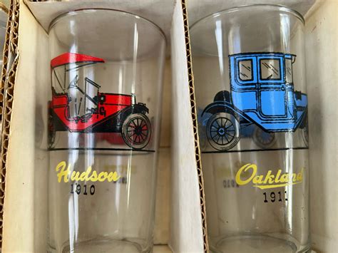 Car Automobilia Glasses Hazel Atlas Gay Hazel Ware NOS Original Box Set Of C Etsy Atlas