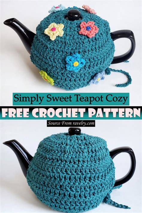 Crochet Tea Cozy Patterns For Tea Lovers