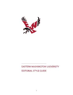 Fillable Online Access Ewu EASTERN WASHINGTON UNIVERSITY EDITORIAL