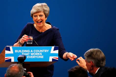 Theresa May Conference Speech Live Pm Attempts To Unite Tories