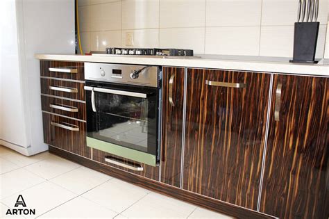 Зебрано фасады для кухни (40 фото)