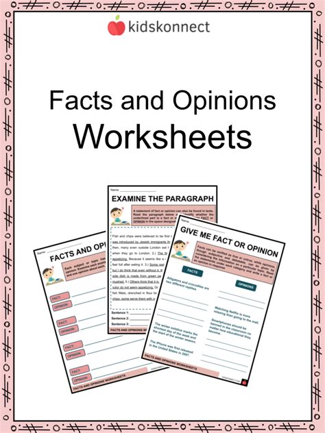 Fact or Opinion Worksheet (Years 5-6) | CGP Plus - Worksheets Library