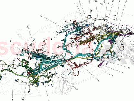 Ferrari Laferrari Rh Injection Wiring Harness Scuderia Car Parts