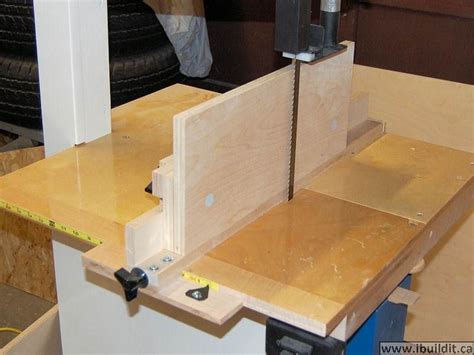 High Band Saw Fence Bandsaw Box Joint Jig Woodworking Plans