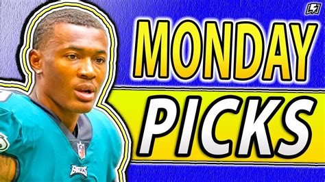 Draftkings Nfl Picks Monday Night Showdown Week Picks Nfl Dfs Picks